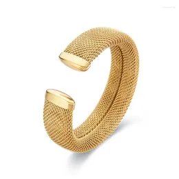 Bangle FYSARA Chic Wide-Body Adjustable Bracelet Honeycomb Mesh Moulding For Men Women Charm Unique Jewellery Wholesale