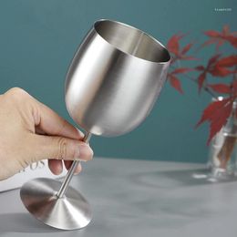 Mugs 304 Stainless Steel Goblet Wine Glass Martini Creative Retro Style Cocktail Bar Restaurant Home Drinking Utensils