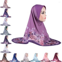 Ethnic Clothing 20pcs Muslim Women Hijab Print Amira Head Scarf Wrap Turban Islamic Headscarf Pull On Ready Made To Wear Niqab Shawl Caps