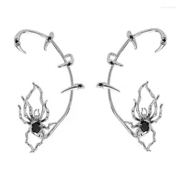 Backs Earrings Spider Zircon Cuff No Perforation Ear Clip Jewellery Gift For Women