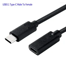 3.1 Type C Male To Female Extension Cable 0.2M/0.6M/1M Data Cord Extender
