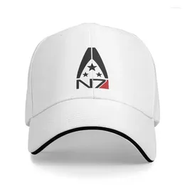 Ball Caps Custom Mass Effect N7 Baseball Cap Sun Protection Women Men's Adjustable Alliance Military Video Game Dad Hat Spring