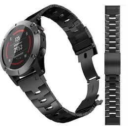 Watch Bands Titanium Alloy Straps For Fenix 7X/Fenix 6X/Fenix 5X Band Quick Release Metal Replacement Wristband Men 3/3HR