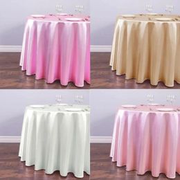 Table Cloth Round Tablecloth Is Suitable For Birthdays Weddings Restaurants And Holidays. Solid Colour Home Textile