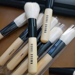 Makeup Brushes Eyeshadow Brush 1Pcs Wooden Foundation Cosmetic Womens Fashion Beauty Tools Drop Delivery Health Accessories Dhmpo