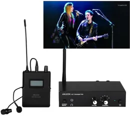 Microphones ANLEON S2 Wireless In-ear Monitor Transmitter UHF Stereo IEM System Stage Monitoring 4 Frequencies Digital