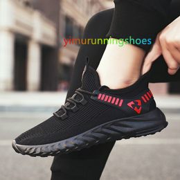 Men Running Shoes Autumn New PU Mesh Cushion Sneakers High Quality Outdoor Light Comfortable Sport Athletic Shoes Male Sneakers L42