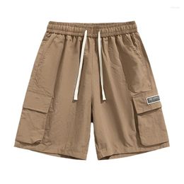 Men's Shorts Cargo Fast Dry Casual Loose Fit Waterproof Outdoor Hiking Pants Plus Size 6XL Homme Summer Knee