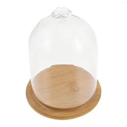 Vases Premium Diamond Shaped Glass Display Cover Bell Jar Container For Eternal Flower