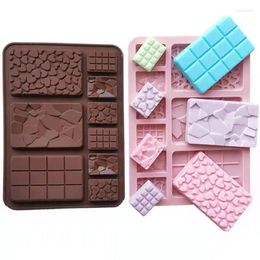 Baking Moulds Chocolate Confectionery Candy Silicone Mould For Bar Accessories Fondant Moulds Pastry Cakes Cookie Candies And Sweets