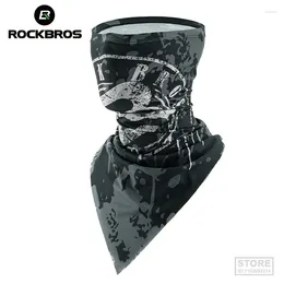 Bandanas ROCKBROS Summer Triangle Face Mask Cycling Balaclava UV Protection Bike Motorcycle Neck Tube Scarf Outdoor Hat Magic