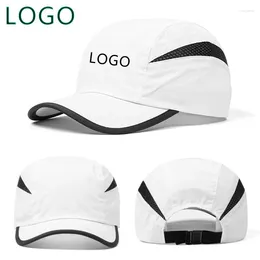 Ball Caps Fashion Men Quick-drying Print Logo Baseball Cap Outdoor Women Breathable Adjustable Snapback Dad Hat Hip Hop Trucker Hats