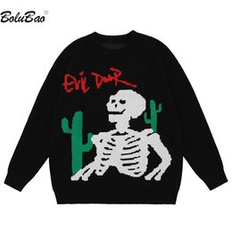 BOLUBAO Casual Sweater Men's Product Design Trend Hip Hop Top High-Quality Selling Street Wear Sweater Men 240125