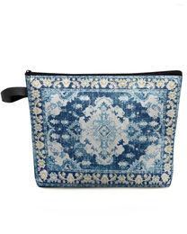 Cosmetic Bags Vintage Bohemia Makeup Bag Pouch Travel Essentials Lady Women Toilet Organiser Kids Storage Pencil Case