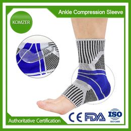 Ankle Brace Compression Support Sleeve with Silicone Gel Achilles Tendon and Plantar Fasciitis Pain Relief Reduce Foot Swelling 240122