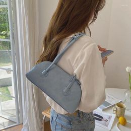 Shopping Bags Fashion Luxury Shoulder Women Underarm Bag PU Summer Simple Students Daily Casual Handbags OL Korean Style Chic Shell