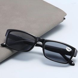 Sunglasses Reading Glasses Men Spring Presbyopic HD Grey Tinted Sun Anti-radiation 2024 Classic Women Eye