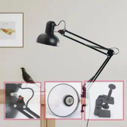 Table Lamps Flexible Led Desk Lamp Clip Home Office Modern Adjustable Folding Reading
