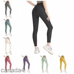 Yoga Pants Lu Align Leggings Women Shorts Cropped Outfits Lady Sports Ladies Exercise Fiess Wear Girls Running Gym Slim Fit SQS2