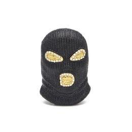 Pendant Necklaces Hip Hop Csgo Necklace Mens Punk Style Gold Sier Plated Black Mask Head Charm High Quality Drop Delivery Jewellery Pen Dhh9D