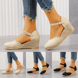 Wide Sandals Summer Slope Width for Women 11w Bohemian Wedge Go Walk Metallic 473