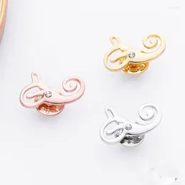 Brooches Harong Cochlea Metal Pin Classic Exquisite Silver Plated Medical Brooch For Ent Doctor Nurse Coat Lapel Badge Jewellery