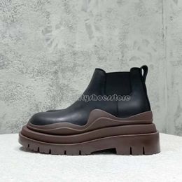 Designer Chelsea Boots Martin Boots Luxury Designer Mens and Womens Ankle Boots Platform Elevation Leather Mens Shoes Womens Shoes Platform Soled Boots Hip Hop 160