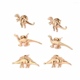 Stud Earrings Lureme Vintage Lovely 3 Pairs Of Studs Punk Cartilage Dinosaur For Women