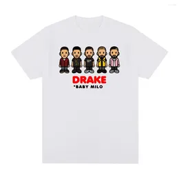 Men's T Shirts Drake Vintage T-shirt Awesome Hip Hop Rapper Casual Retro Graphic Cotton Men Shirt Tee Tshirt Womens Tops