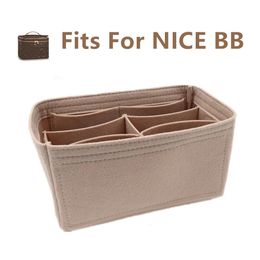 Insert Nice bb Insert Bags Organiser Makeup Handbag Organiser Inner Purse Portable Cosmetic for nice bb bag Organiser 240122