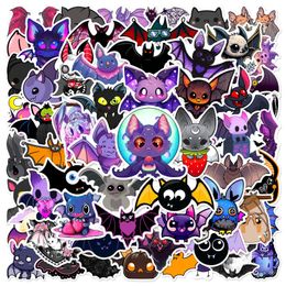 60Pcs Cartoon Bat Stickers Cute Animal Graffiti Stickers for DIY Luggage Laptop Skateboard Motorcycle Bicycle Stickers