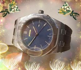 Top Brand Big Dial Man watch 42mm Luxury Mens All Dial Work Quartz Movmenet High Quality Chronograph Clock Rubber Belt Men Fashion Wristwatch Accessories Gifts