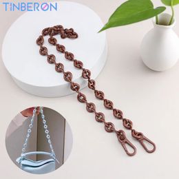 TINBERON Chains Strap Handbag Shoulder Luxury Design Bag Replacement DIY Metal Chain Straps Accessories 240202