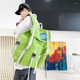 Backpack Street Fashion Techwear Style Hip Hop Multifuntion Travel School Bag Men Women Casual Sport Waterproof Laptop