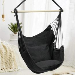 Camp Furniture Hammock Chair Hanging Rope Swing Portable Comfortable Seat Sleeping Home Outdoor Drop