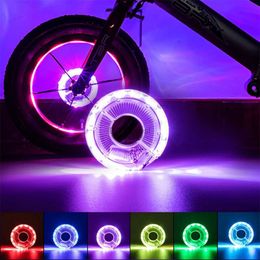 Other Lighting Accessories Smart LED Wheel Light Vibration Sensing Spoke Lights Kids Balance Decoration YQ240205