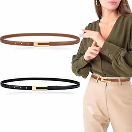 Belts 2pcs/set Women S PU Belt Fashionable And Practical Suitable For Various Outfits