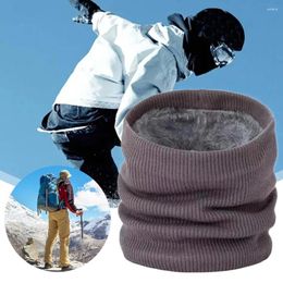 Scarves Women Men Neck Warmer Fashion Soft Knitted Thick Cold-proof Collar Windproof Warm Fleece For Cold Weather