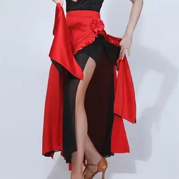 Stage Wear Latin Dance Skirt Women Professional Practice Performance Clothes Adult Female Spring Style Bullfight Dancing Costumes