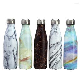 Water Bottles LOGO Custom Stainless Steel Bottle Portable Drinking Gym Sports Cycling Drinkware Kids School Gifts