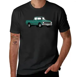 Men's Tank Tops 67-72 Green C Truck T-Shirt Blank T Shirts Short Sports Fan T-shirts Funny For Men