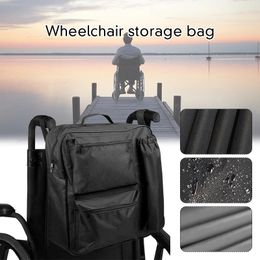 Storage Bags Large Wheelchair Mobility Scooter Shopping Bag Disabled Aid Carry Backpack Multifunction Waterproof