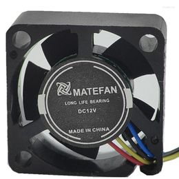 Computer Coolings 25mm 2.5cm 2510 Mini Cooling Fan 12V 4-wire 25 10mm Laptop Silent 3D Printer Accessories