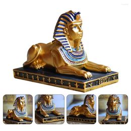 Decorative Figurines Egyptian Statue Shooting Prop Vintage Home Decor God Th Sculpture Ornaments Sphinx