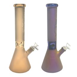 Glass Hookah Bong/Rig/Bubbler Height: 14inch with Downstem and glass bowl GB085(2 colors)