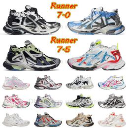 Original track runner 7 7.0 7.5 casual shoes big size 12 paris runners 77.0 platform sneakers triple s all black white purple retro beige mens womens hiking trainer tenis