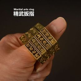 Designers Metal Finger Ring Defense Legal Folding Hand Button Fist Hexagon Four Tiger JVMM
