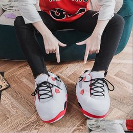 Home Shoes Home Shoes Uni Sneaker Slippers Winter Warm One Size Fits All P House Fluffy Indoor Slides Eu 35-44 Drop Delivery Garden We Dhg4H