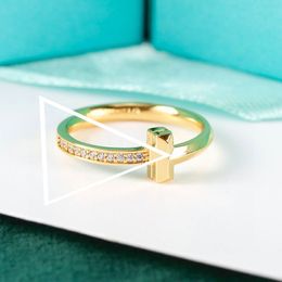 letter ring 18k plate ring with stone snakee rings size 6 7 8 9 alphabet ring etter ring jewlry ring snakes shape design Jewellery with box set gifts