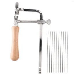 Professional Adjustable Saw Bow Wooden Handle Of Jewelry Frame Hand Tools Jeweler'S